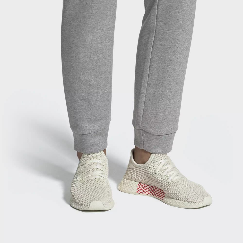 Adidas Deerupt Runner Tenis Blancos Para Hombre (MX-71360)